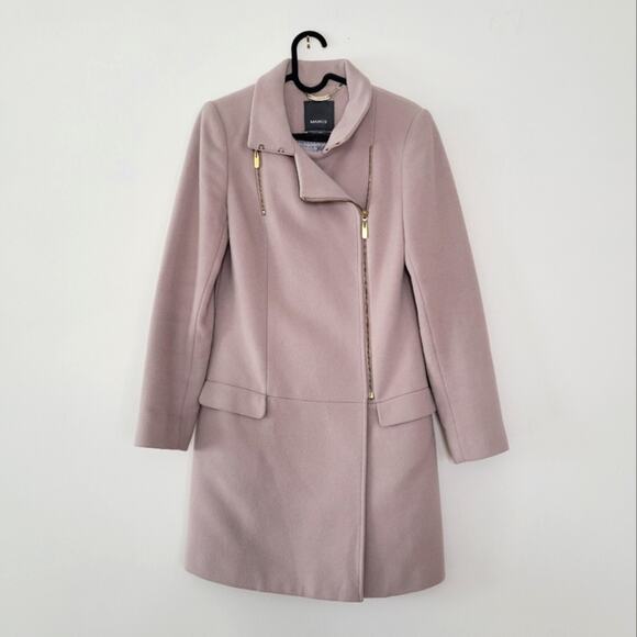 Marcs Dusty Pink Zip Coat - Picture 1 of 15